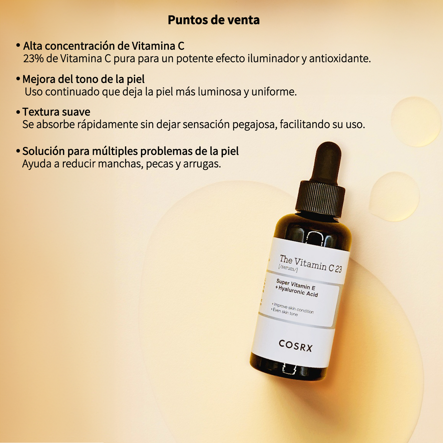 COSRX The Vitamin C 23 Serum – Suero coreano con 23% vitamina C pura