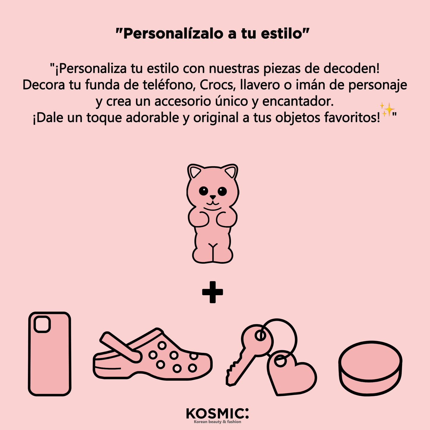 Kit de piezas Decoden de Gatito Amarillo