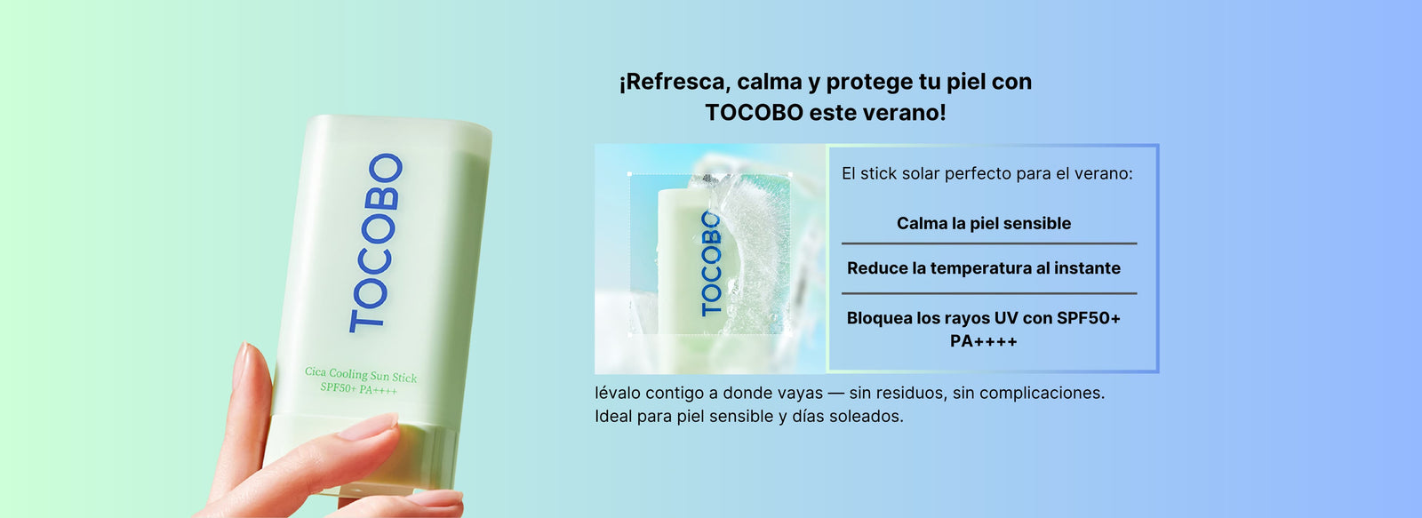 Calma la piel sensible