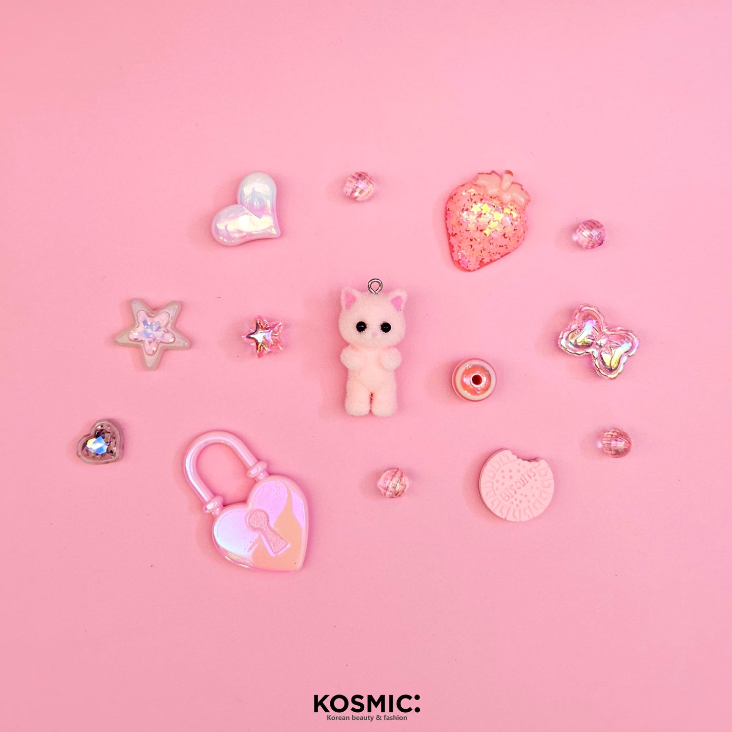 Kit de piezas Decoden de Gatito Rosa