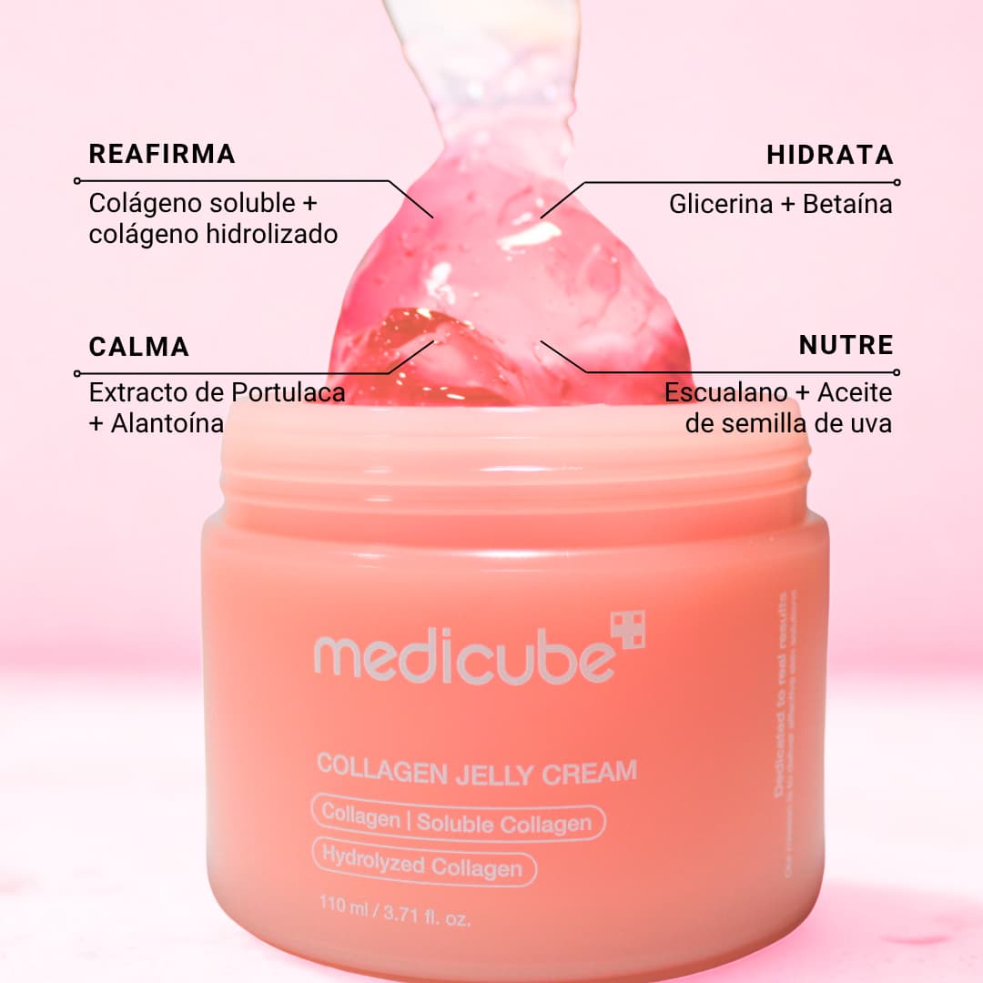 El poder del colágeno: piel más firme e hidratada con Medicube Jelly Cream”