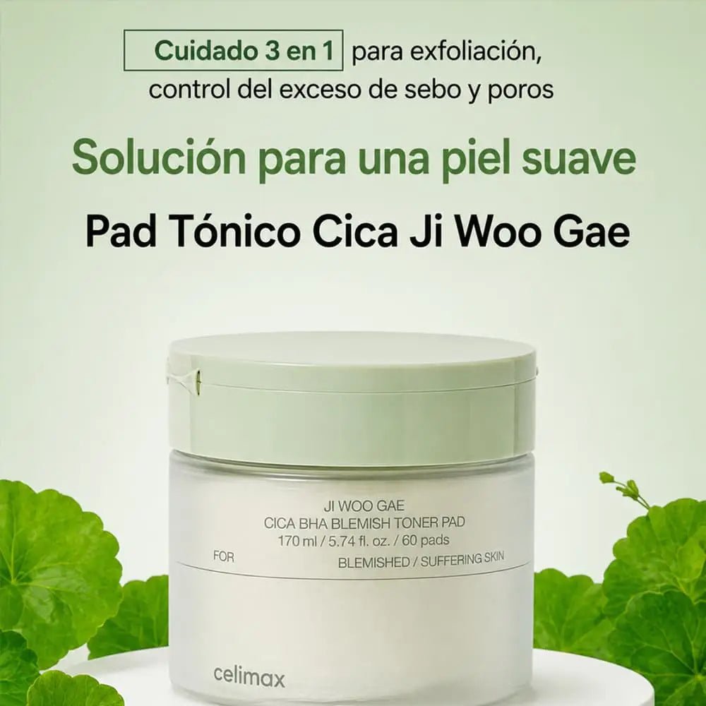 [CELIMAX] Ji Woo Gae Cica BHA Blemish Toner Pad - 170ml/60pcs de CELIMAX | Skincare disponible en kosmic