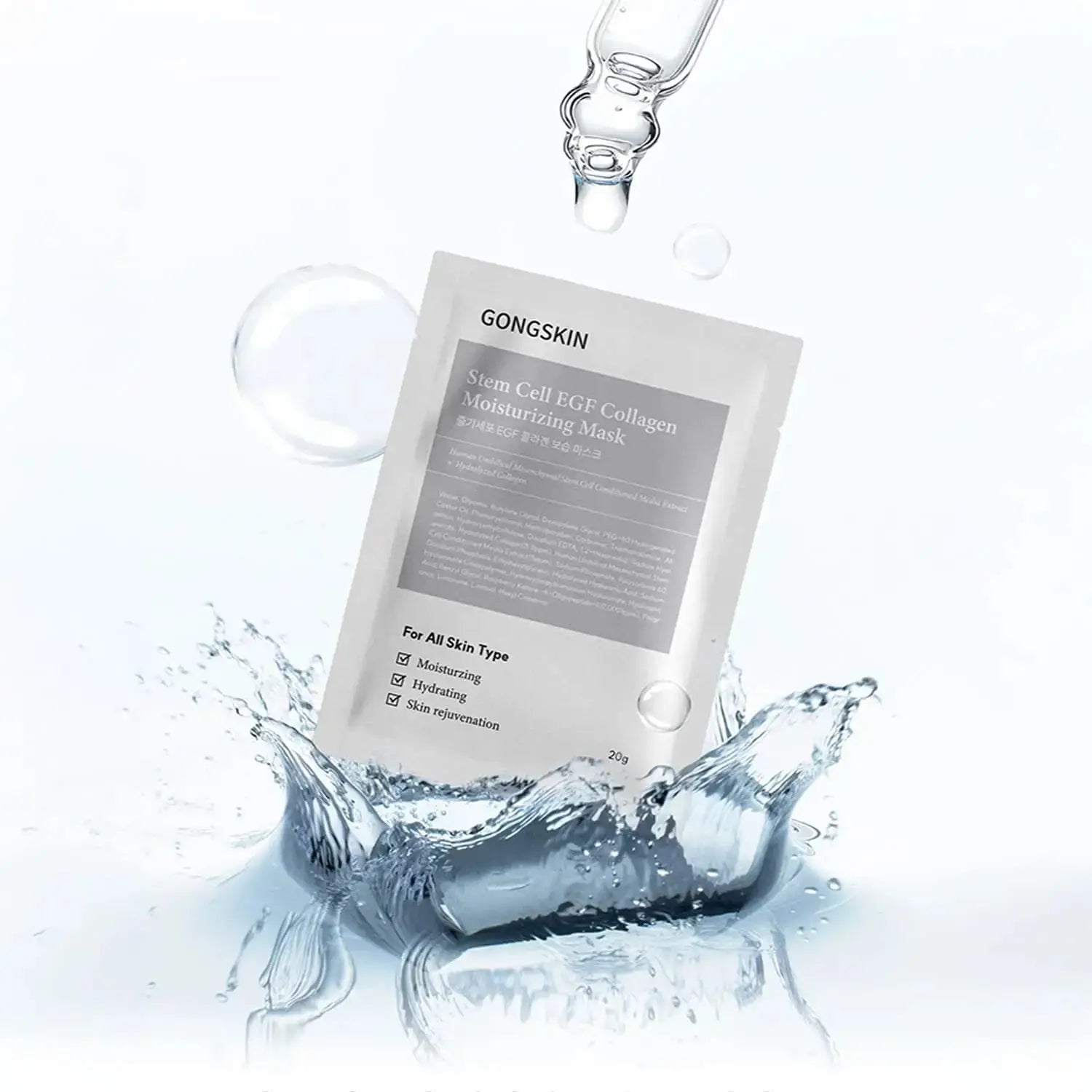 [GongSkin] Mascarilla de Ampolla con Células Madre, EGF y Colágeno de kosmic | Skincare disponible en kosmic