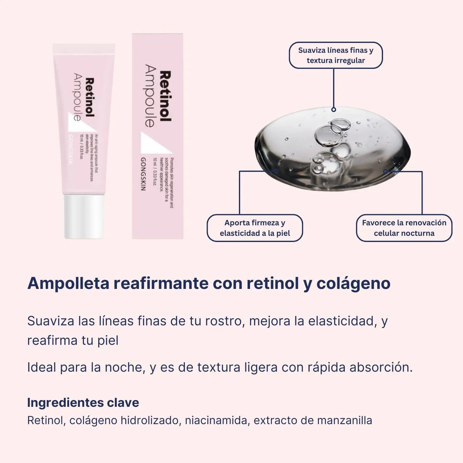 [GongSkin] Set Antiedad Completo – Retinol + Células Madre + Mascarilla de Colágeno de GongSkin | Skincare disponible en kosmic