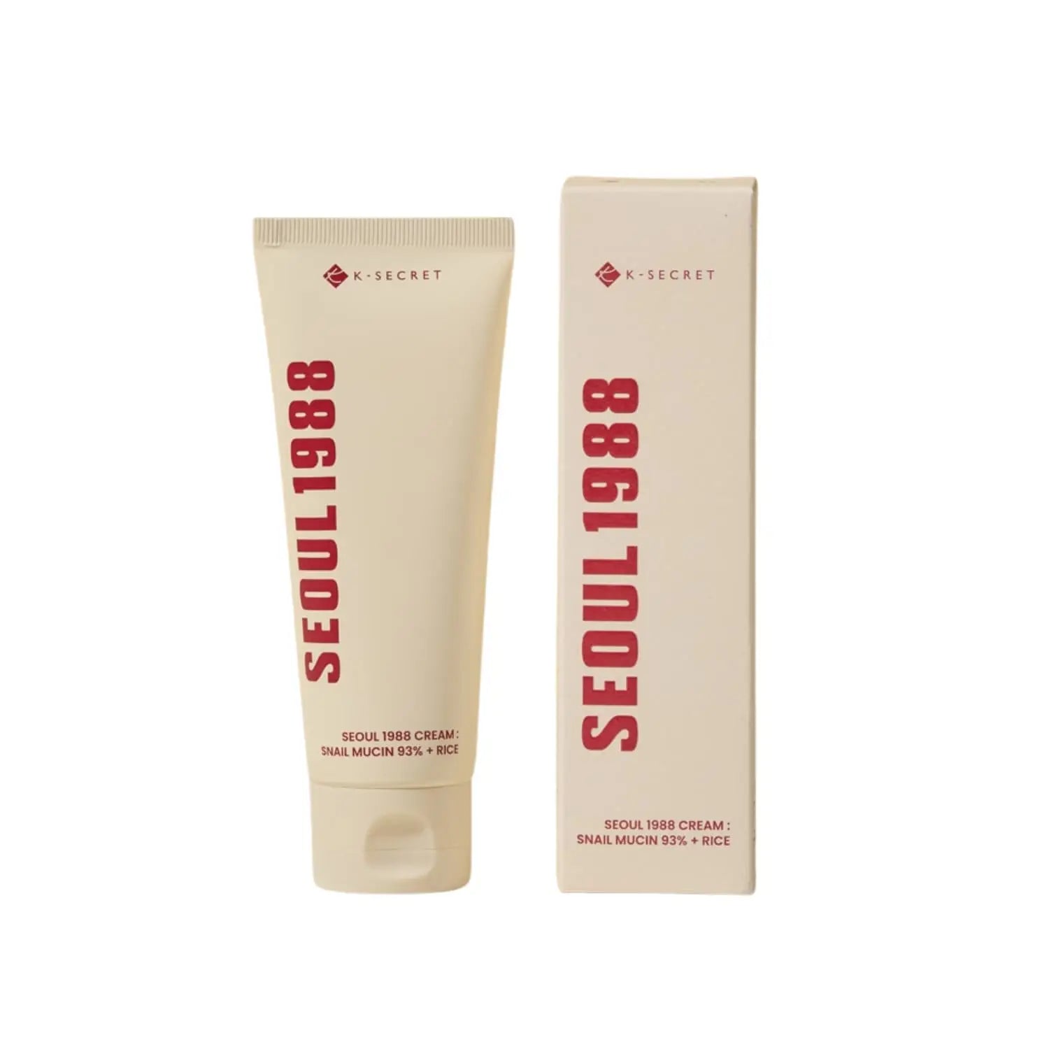 [K - SECRET] Seoul1988 Cream Snail Mucin 93% + Rice de K - SECRET | Skincare disponible en kosmic