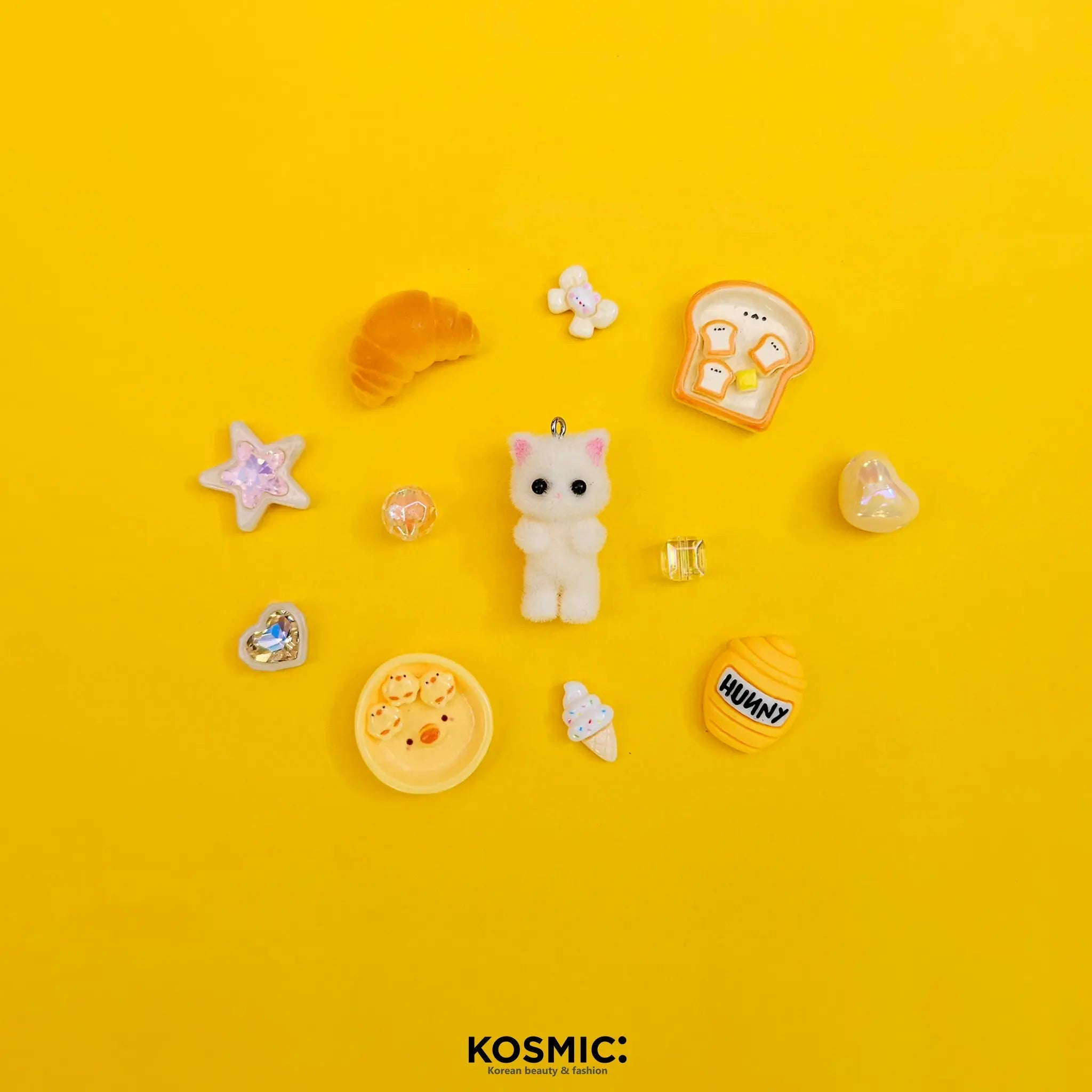 Kit de piezas Decoden de Gatito Amarillo de Miraeya | Accessory disponible en kosmic