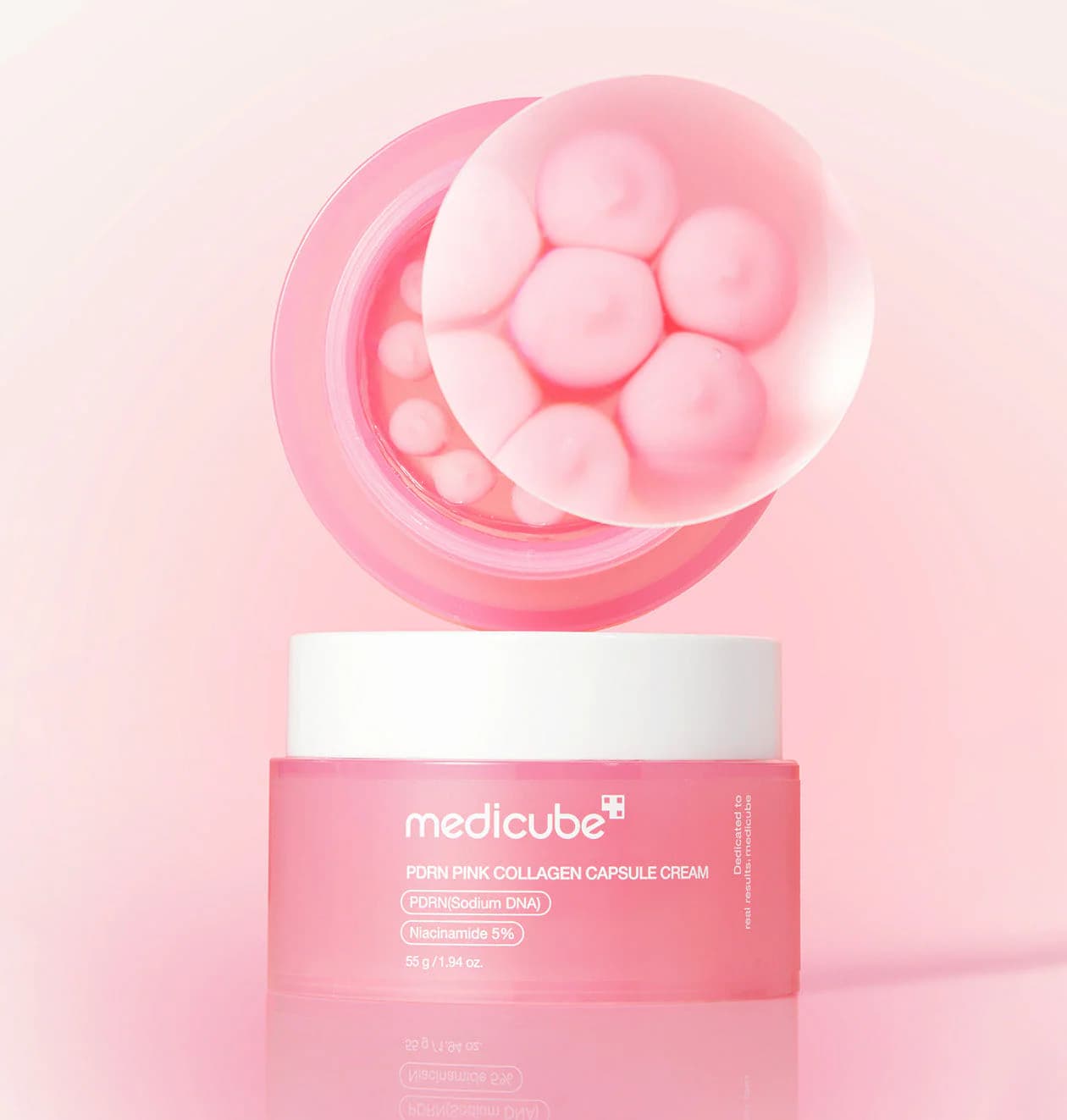 [MEDICUBE] Crema de Cápsulas de Colágeno Rosa con PDRN – 55g de Medicube | Skincare disponible en kosmic