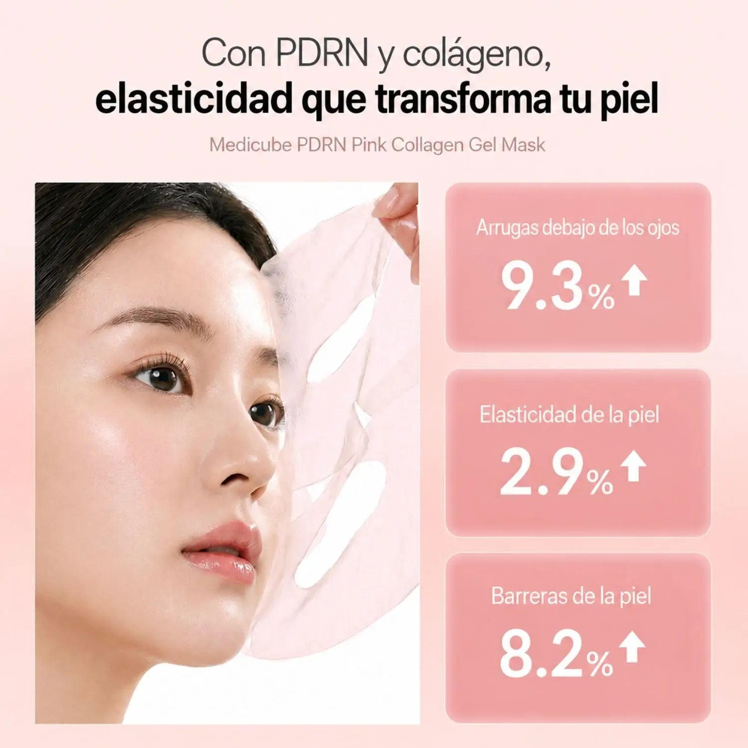 Medicube PDRN Pink Collagen Gel Mask – 4ea de Medicube | Skincare disponible en kosmic