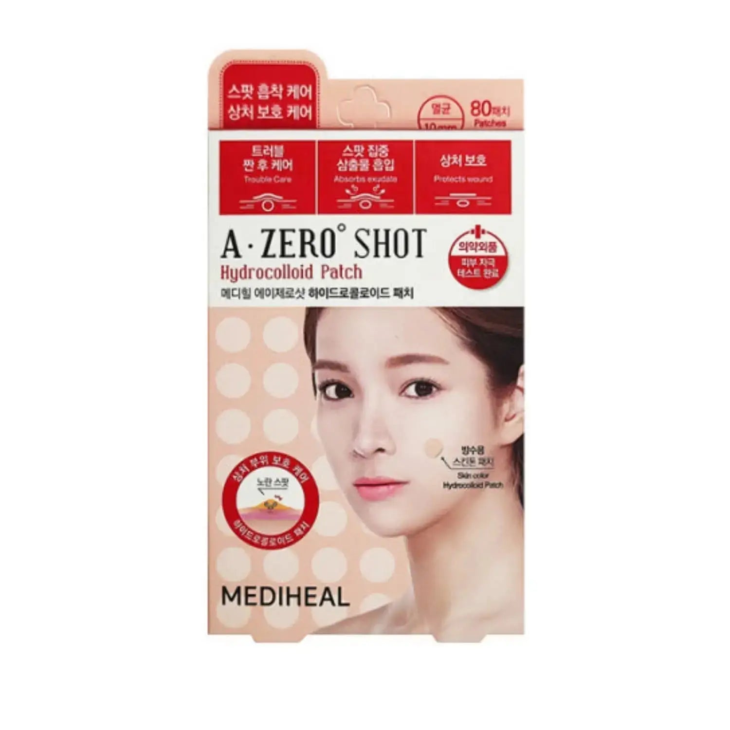 [MEDIHEAL] A - Zero Shot Parches Hidrocoloides para Acné 10mm – 80 piezas de mediheal | Skincare disponible en kosmic