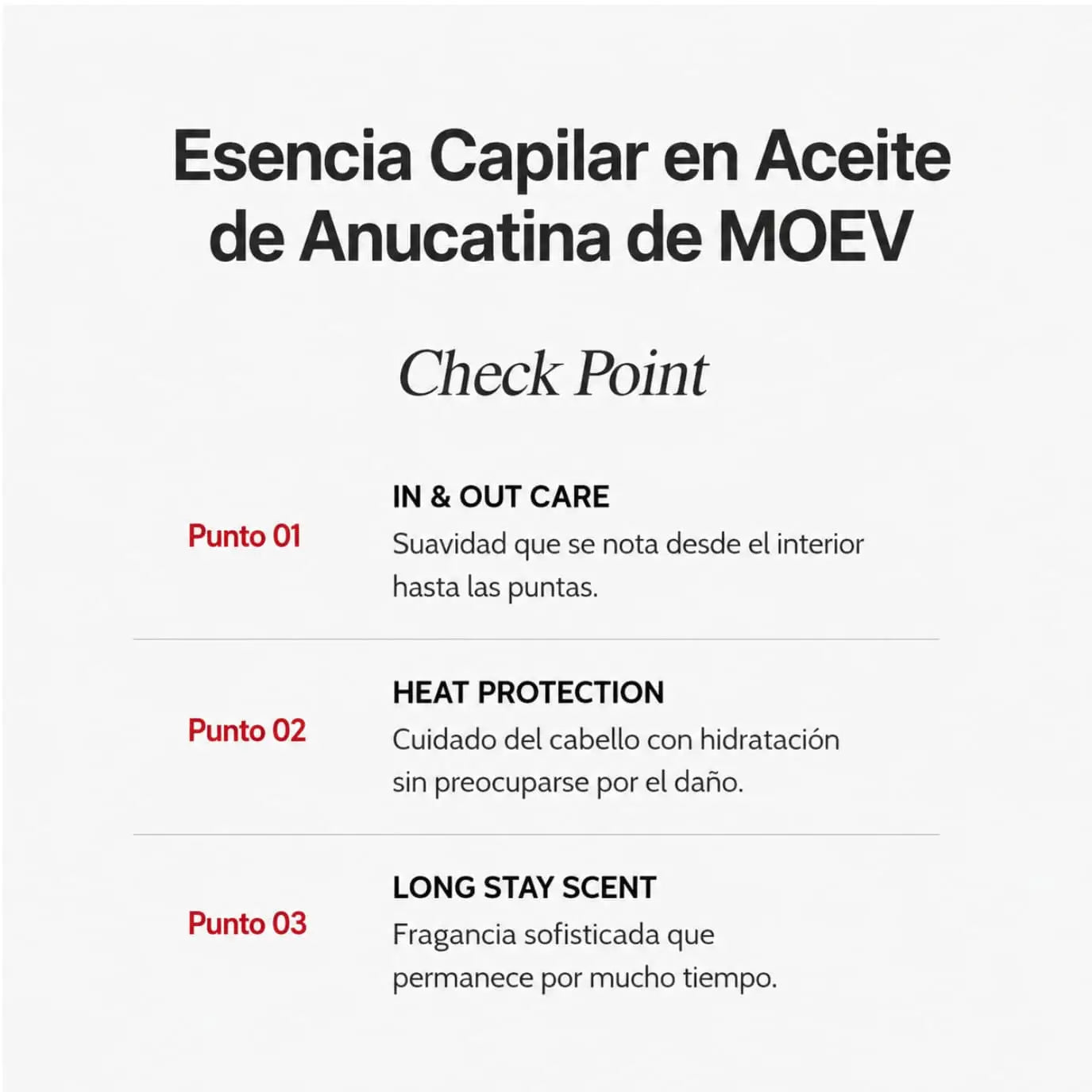 MOEV Annurcatin Hair Oil Essence 80ml de moev | Cuidado del Cabello disponible en kosmic
