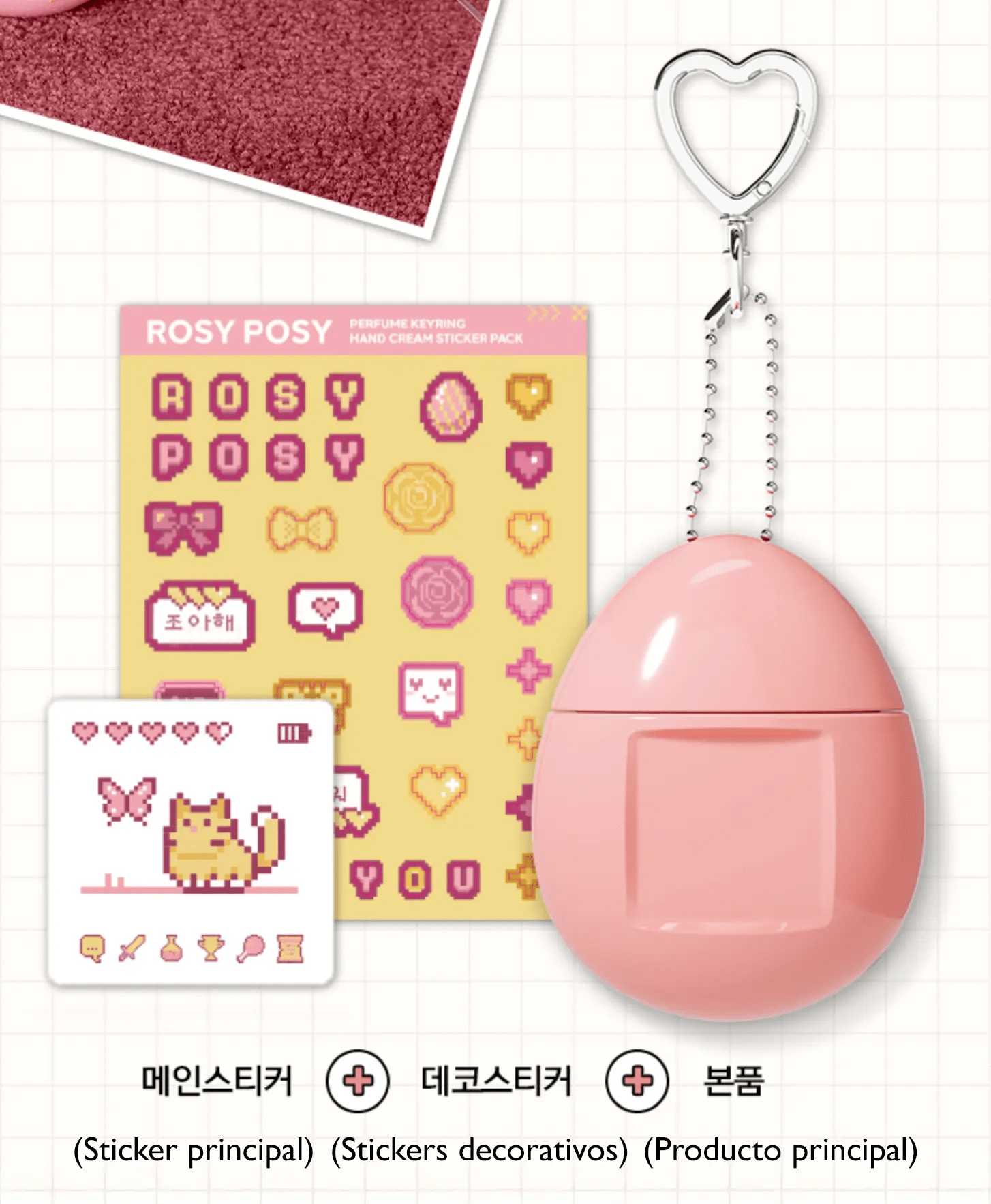[MUMCHIT] Crema de Manos Rosy Posy 50 ml con Llavero de MUMCHIT | Skincare disponible en kosmic