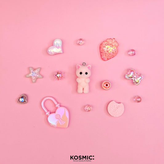 Kit de piezas Decoden de Gatito Rosa