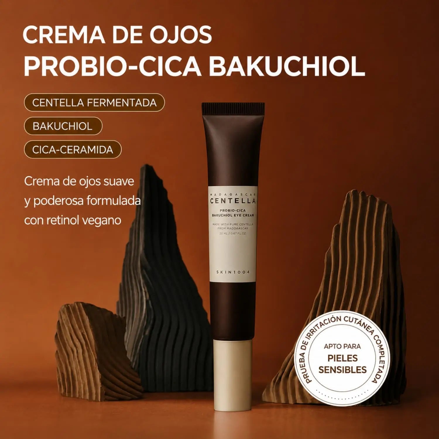 [SKIN1004] Madagascar Centella Probio-Cica Bakuchiol Eye Cream 20ml de SKIN1004 | Skincare disponible en kosmic