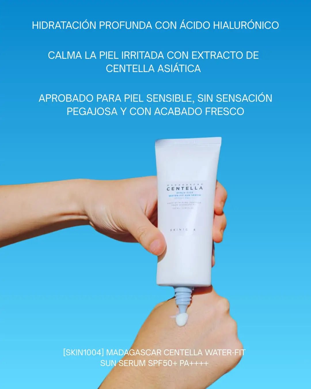 [SKIN1004] Suero Solar Water - Fit con Centella de Madagascar SPF50+ PA++++ – 100ml de SKIN1004 | Skincare disponible en kosmic